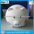 delicate hot sale ceramic fireproof money box